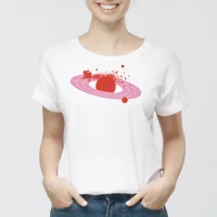 Evolution Planet Woman T-Shirt